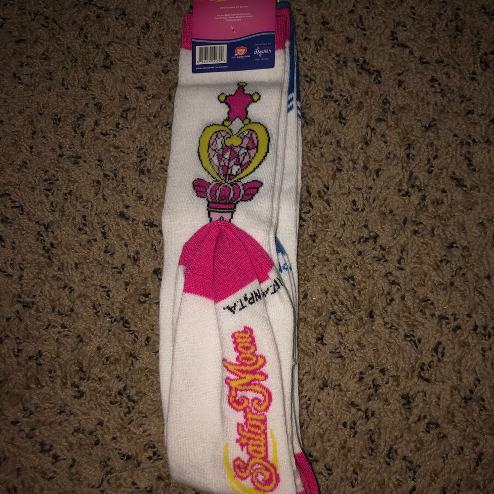Sailor moon knee high socks